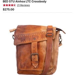 SOLD! BED STU Ainhoa LTC Crossbody Bag - Brown